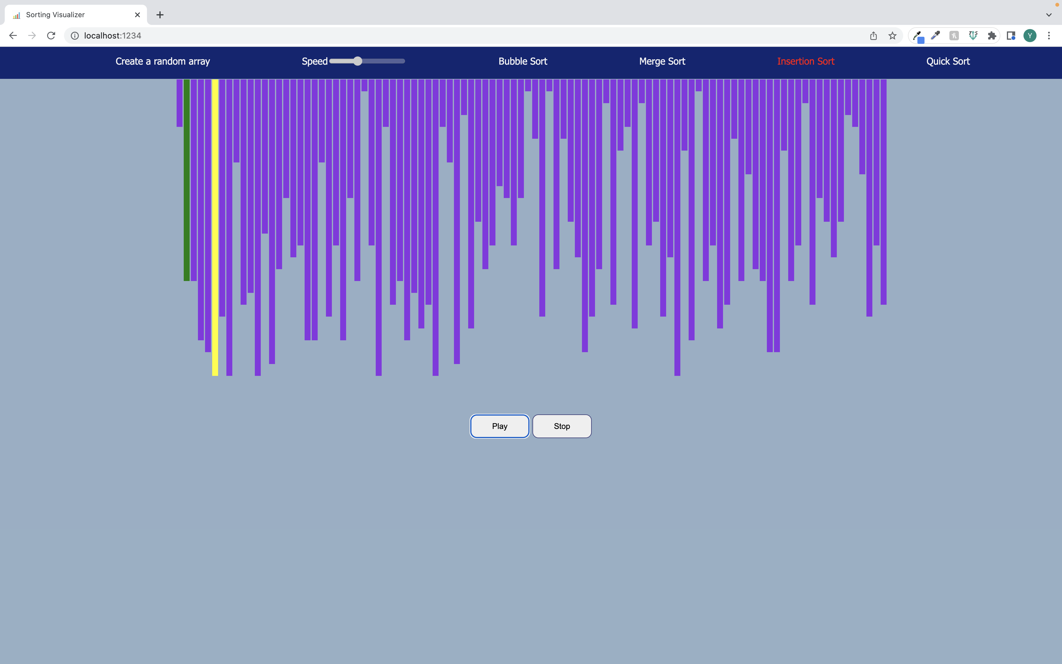 GitHub - yatin9988/Sorting-Visualizer