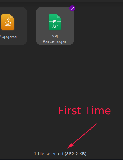 The jar file size doubled each time when exporting jar from the ...