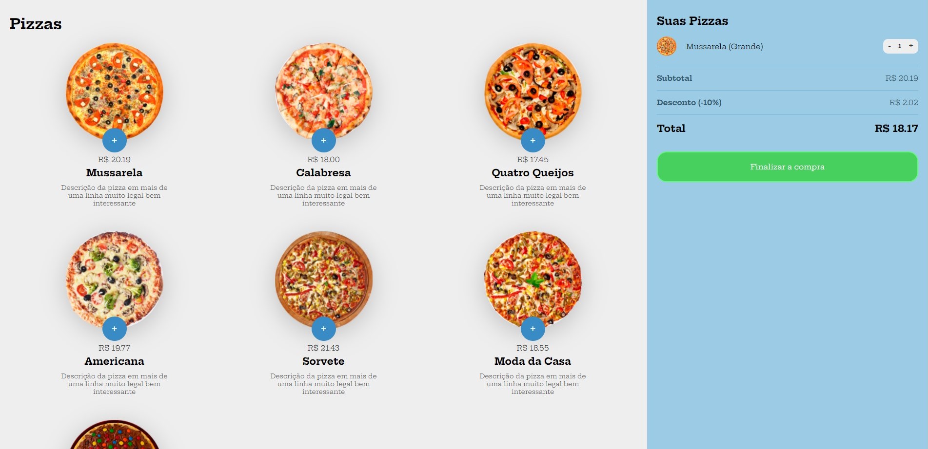 Github dimitriblorov pizzaria js desenvolvido no curso da b7web 