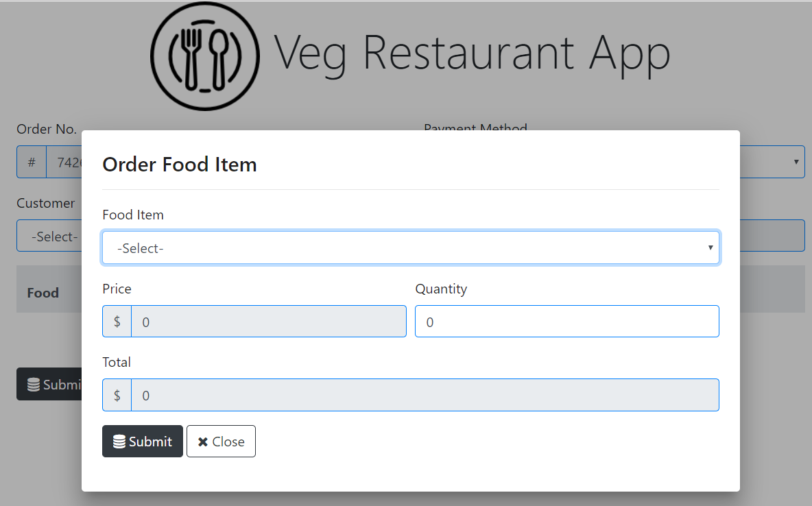 Github dyamans restaurent app reastaurent app demonstrates the rest