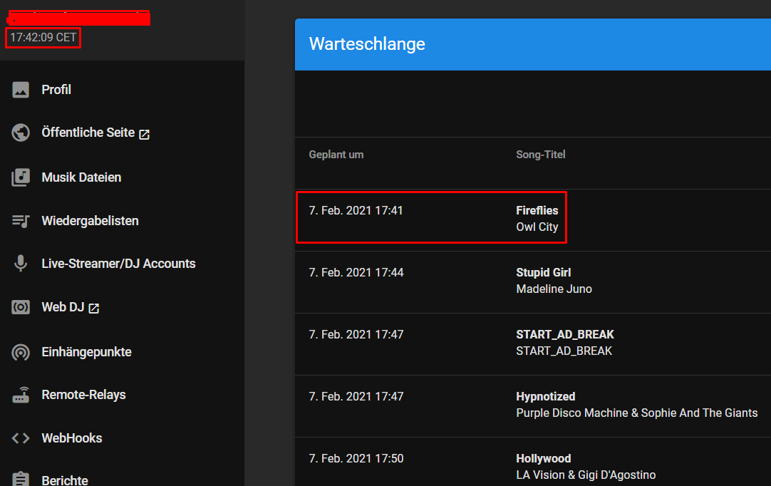 Crazy Queue Clock · Issue #3785 · AzuraCast/AzuraCast · GitHub