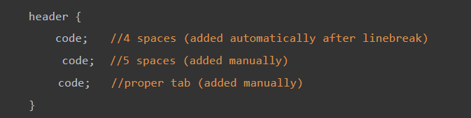 Different tabs are used when pressing Tab or when pressing Enter in a ...