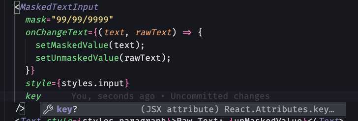 Typescript reference · Issue #6 · akinncar/react-native-mask-text · GitHub