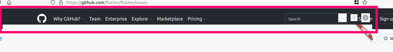 Linux Desktop Application has Flickering / Transparent Top Bar · Issue ...