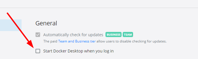 Docker Desktop keeps starting up on Windows log in even though I ...