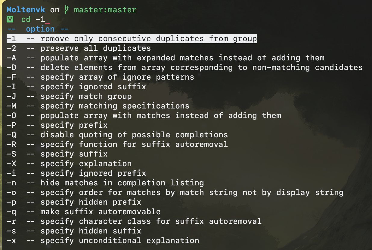 File/folder completion with `cd` alias · Issue 577 · ajeetdsouza