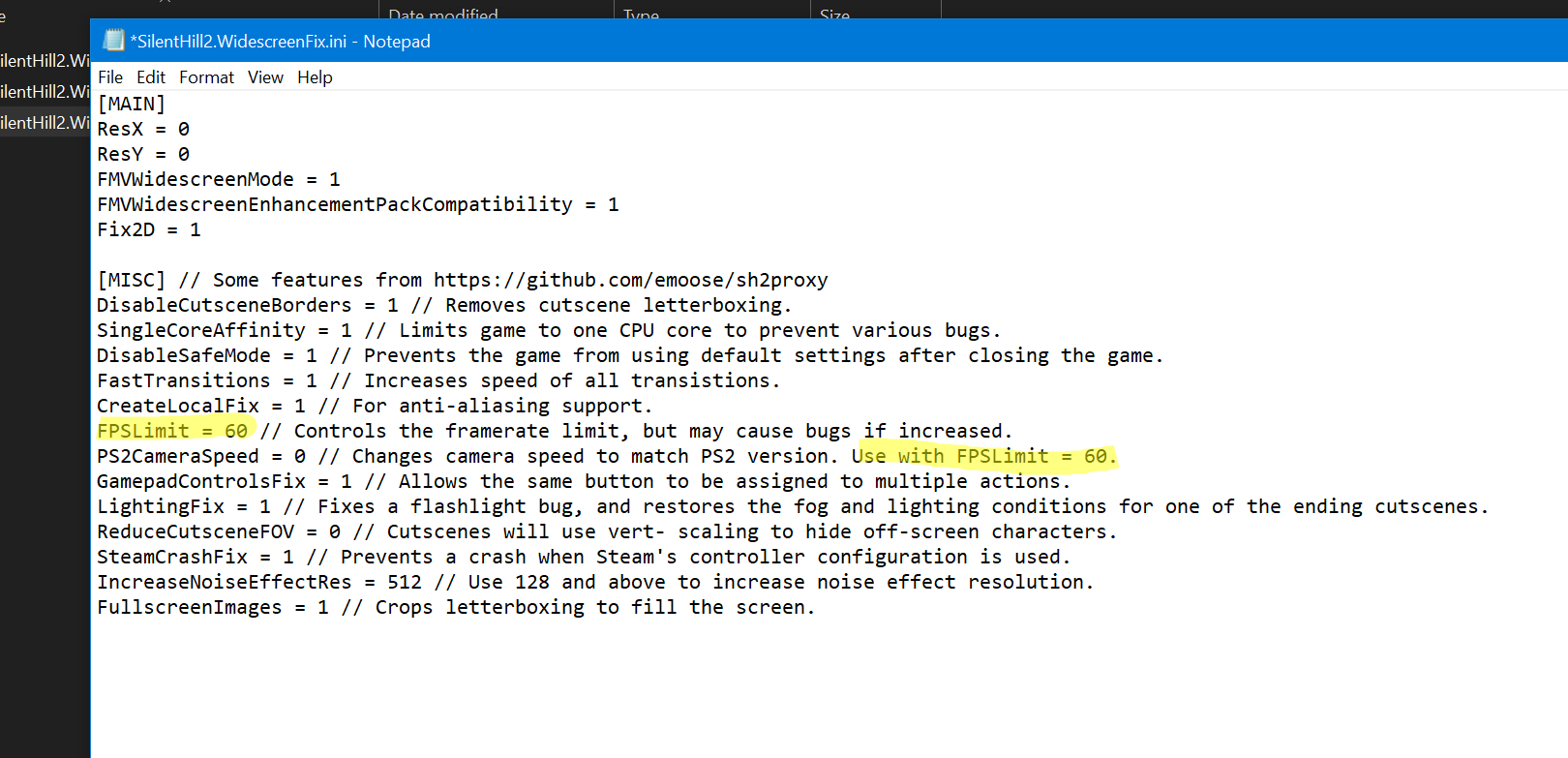 Silent Hill 2) FPS won’t increase beyond 30 FPS · Issue #826 