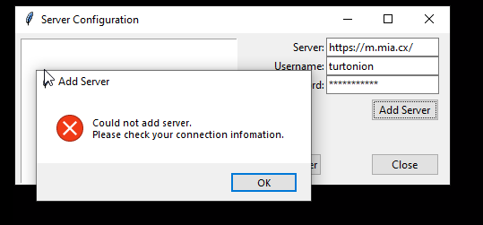shim unable to connect to server with trailing / · Issue #193 ...