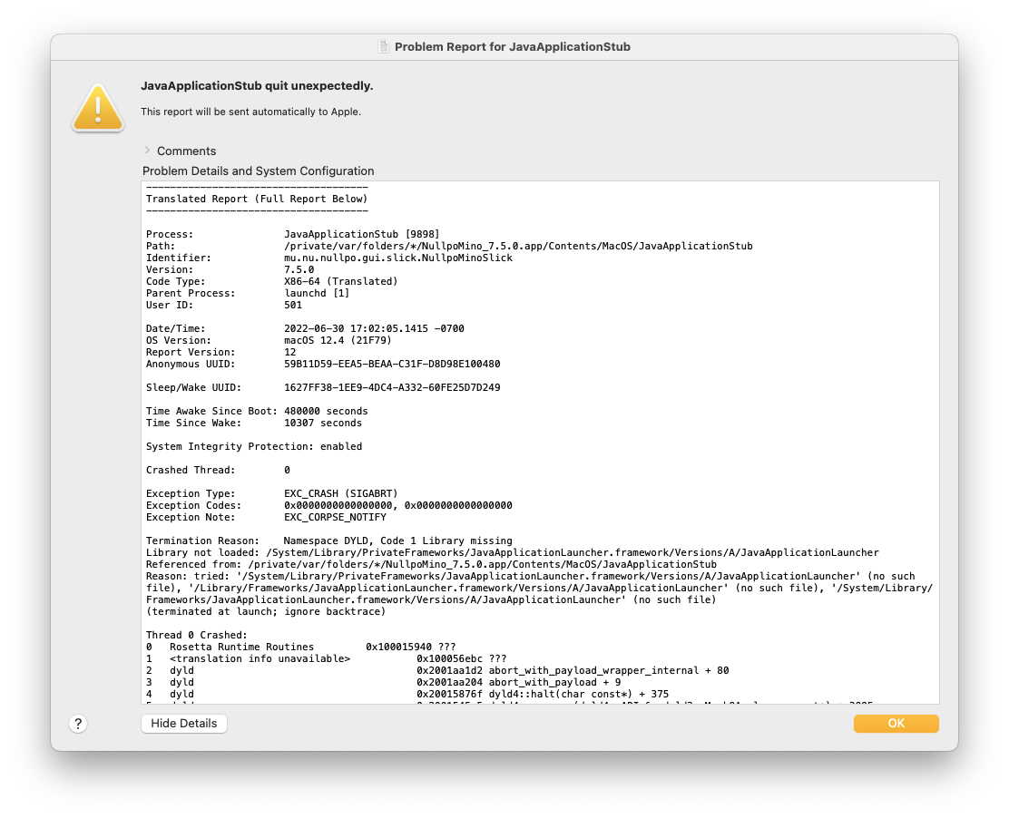 Doesn't run on Apple Silicon Mac · Issue #78 · nullpomino/nullpomino ...