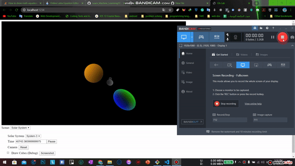 Soler Forms GitHub - abdallahabusidu/soler-system-with-webgl