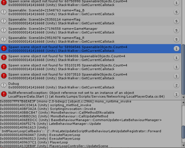 Failed to spawn scene object when connecting from editor. · Issue #577 ...
