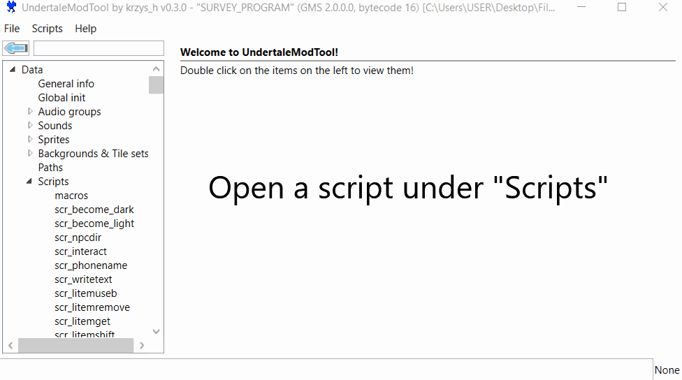 Undertale Delete Code Using the