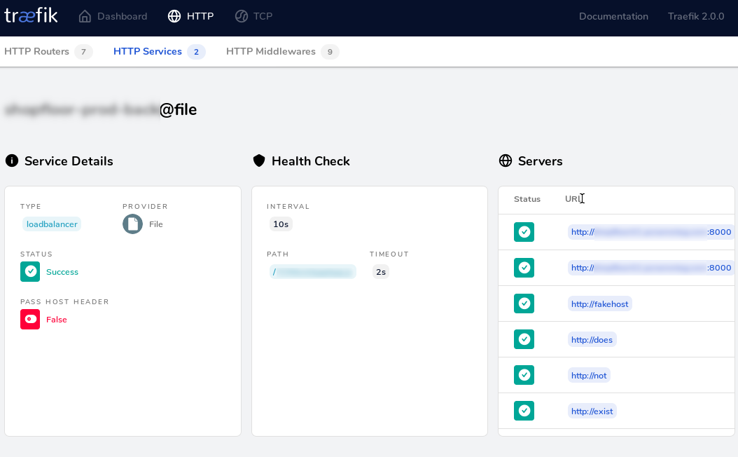 Failing health check but still available · Issue 5231 · traefik
