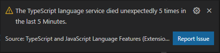 TypeScript not regconized · Issue #131962 · microsoft/vscode · GitHub