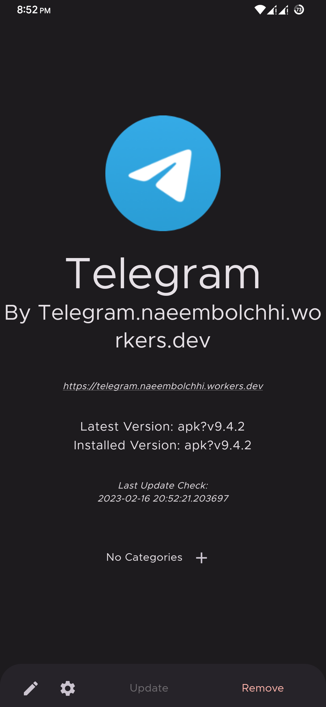 Support for Telegram Web · Issue #290 · ImranR98/Obtainium · GitHub