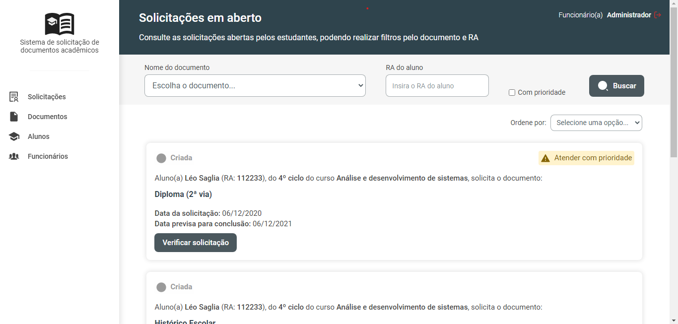GitHub - leosaglia/Solicitacao-de-documentacoes-academicas