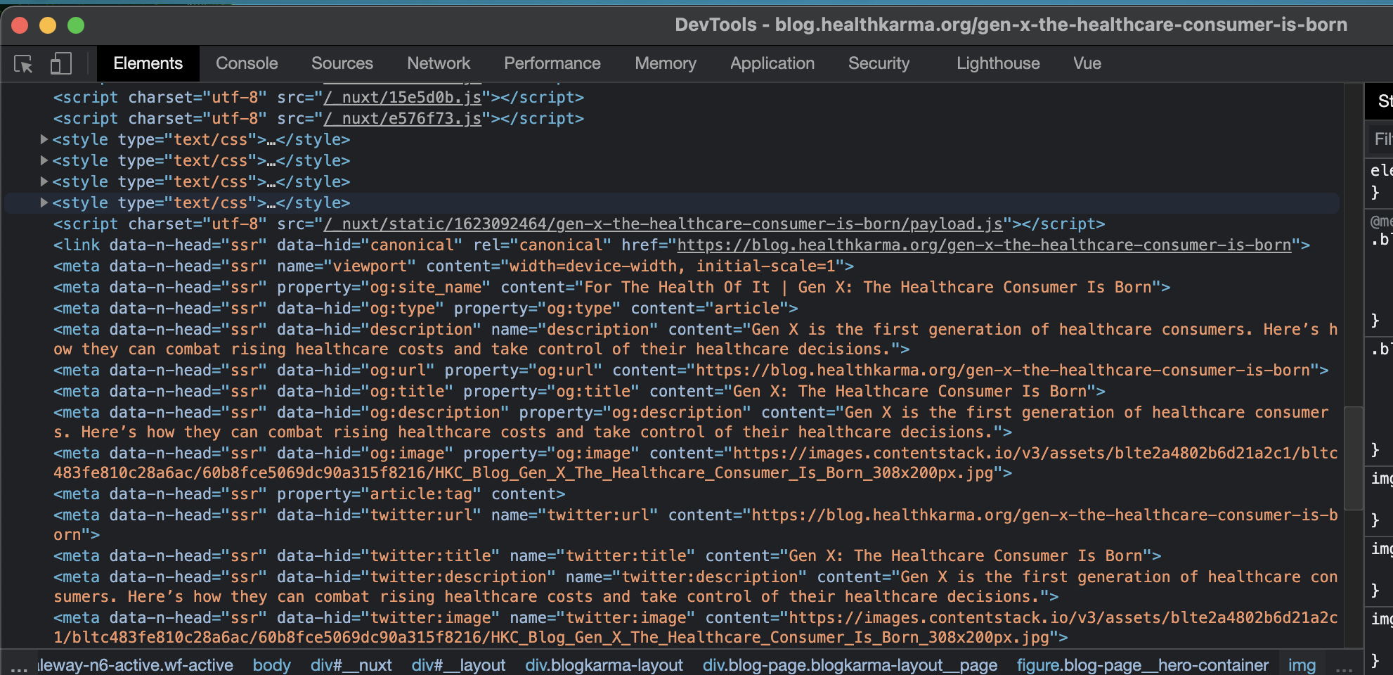 Static generated meta data generated but not seen by crawlers · Issue ...