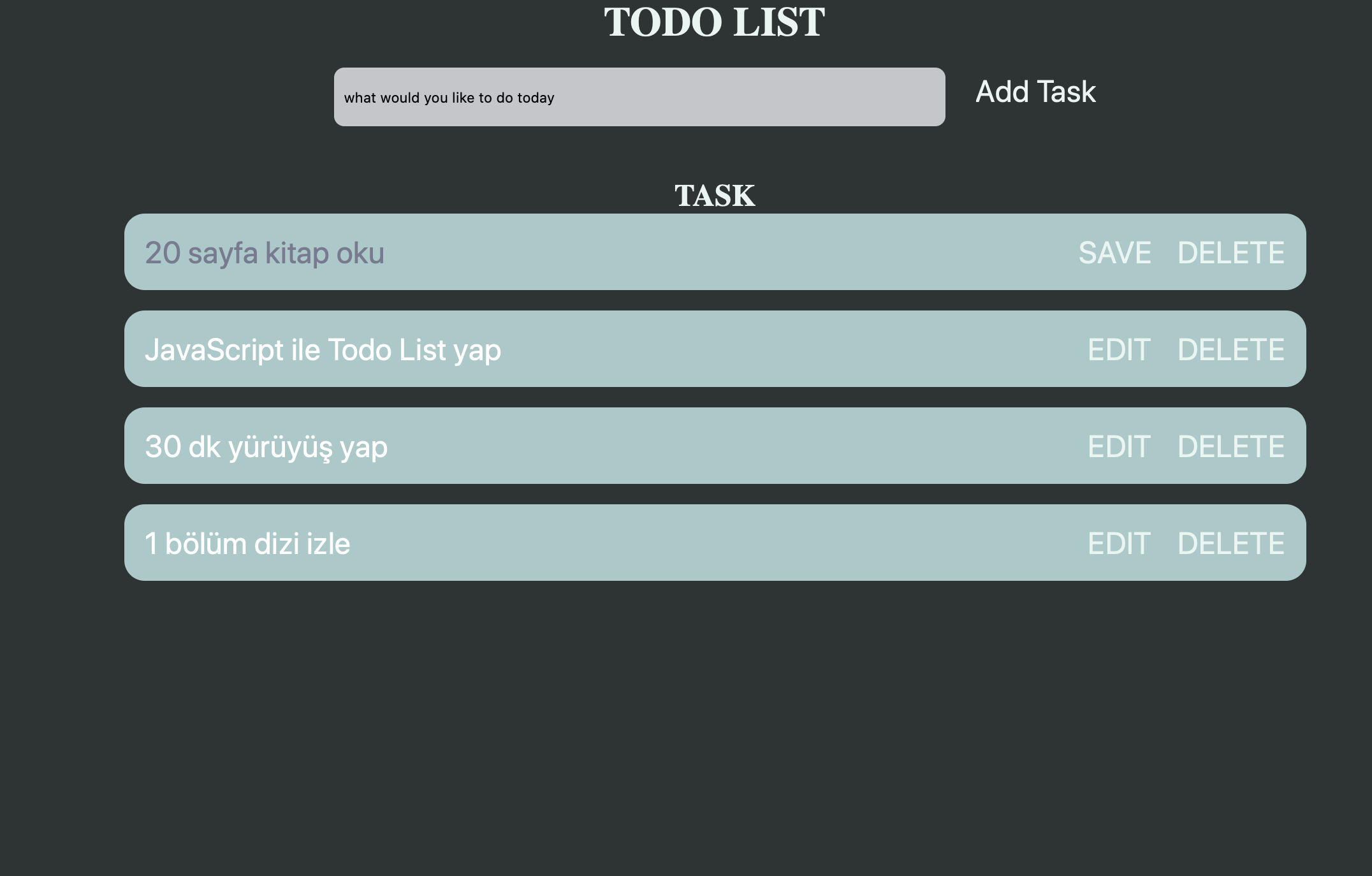 GitHub - Keskinenes/JSTodoList