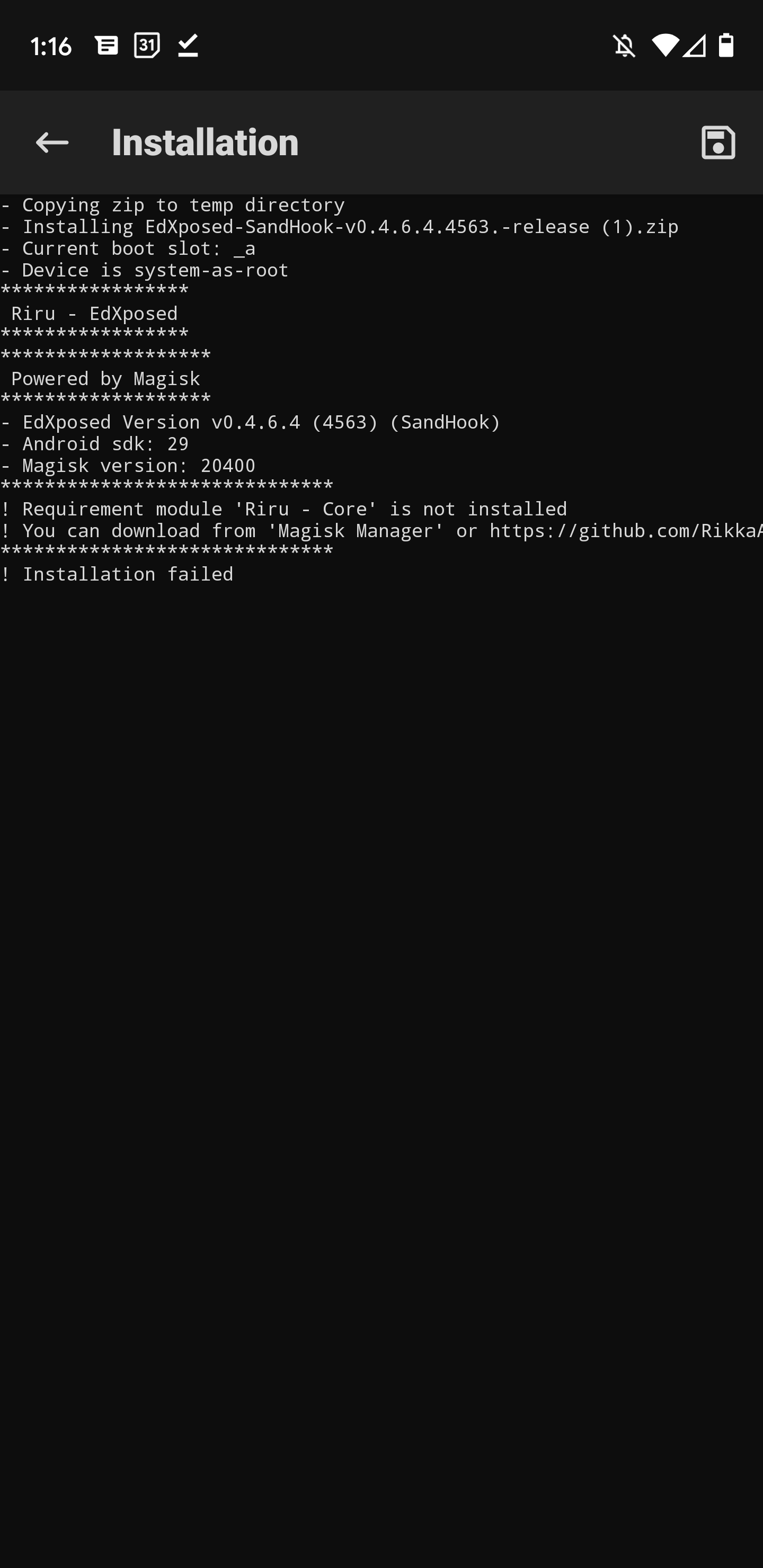 can't install · Issue #171 · RikkaApps/Riru · GitHub