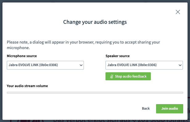 [2.6] Changing audio output in echo test not working · Issue #16764 ...