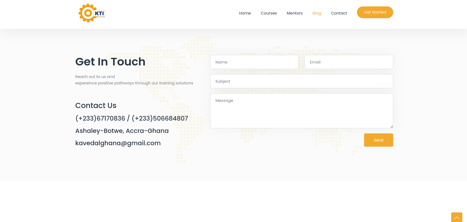 ContactUs Page