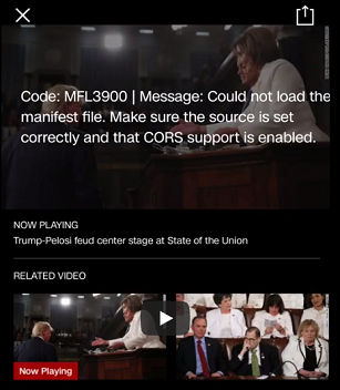 Bug Code Mlf3900 Could Not Load Manifest File Message Displayed When Trying To Play A Video On Cnn Com Issue 76 Mozilla Mobile Fenix Github