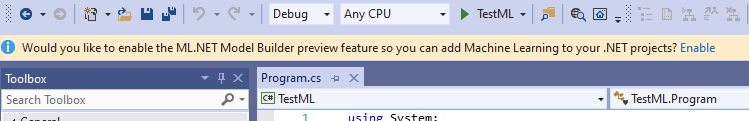 Problem adding Machine Learning VS 2019 Enterprise · Issue #778 ...