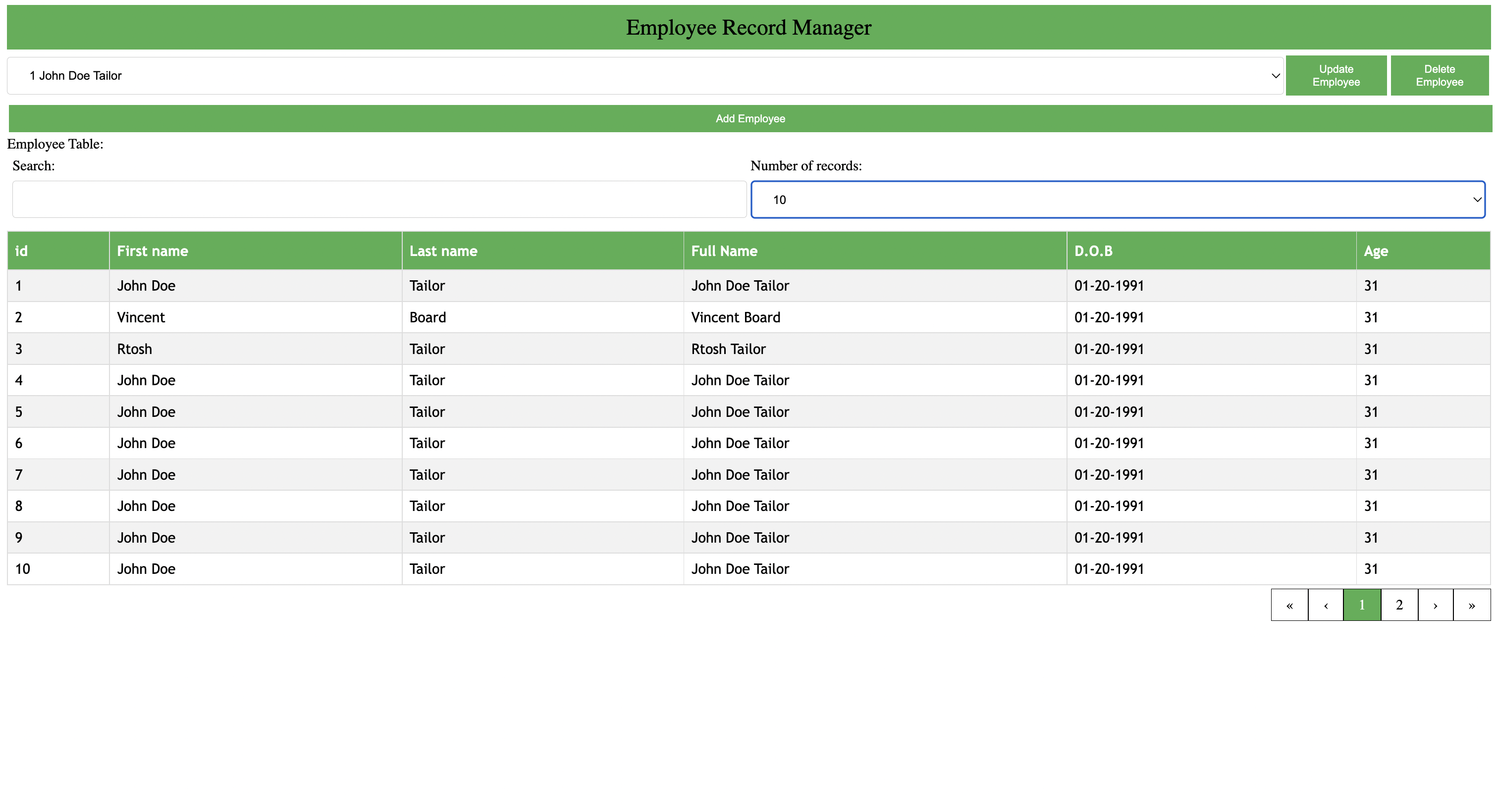 GitHub - Jaiganesh-prakasam/Employee-Record-Manager: To develop generic ...