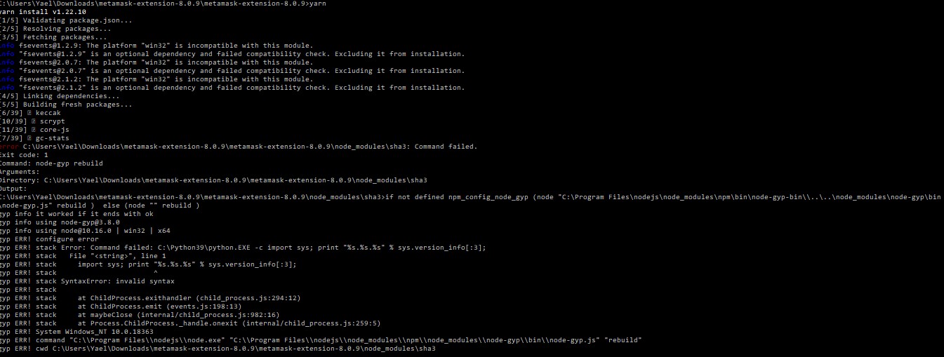 Yarn Install Error · Issue #8558 · yarnpkg/yarn · GitHub
