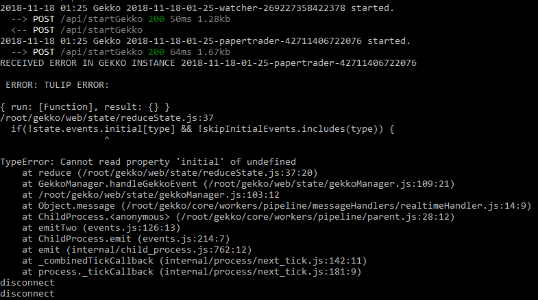 Non Thrown Tulib Error · Issue #2655 · askmike/gekko · GitHub