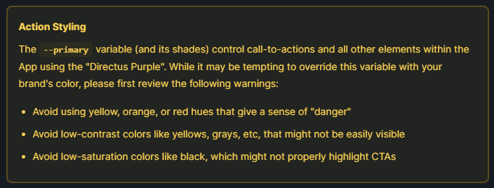 Problems when primary color is red · directus directus · Discussion ...