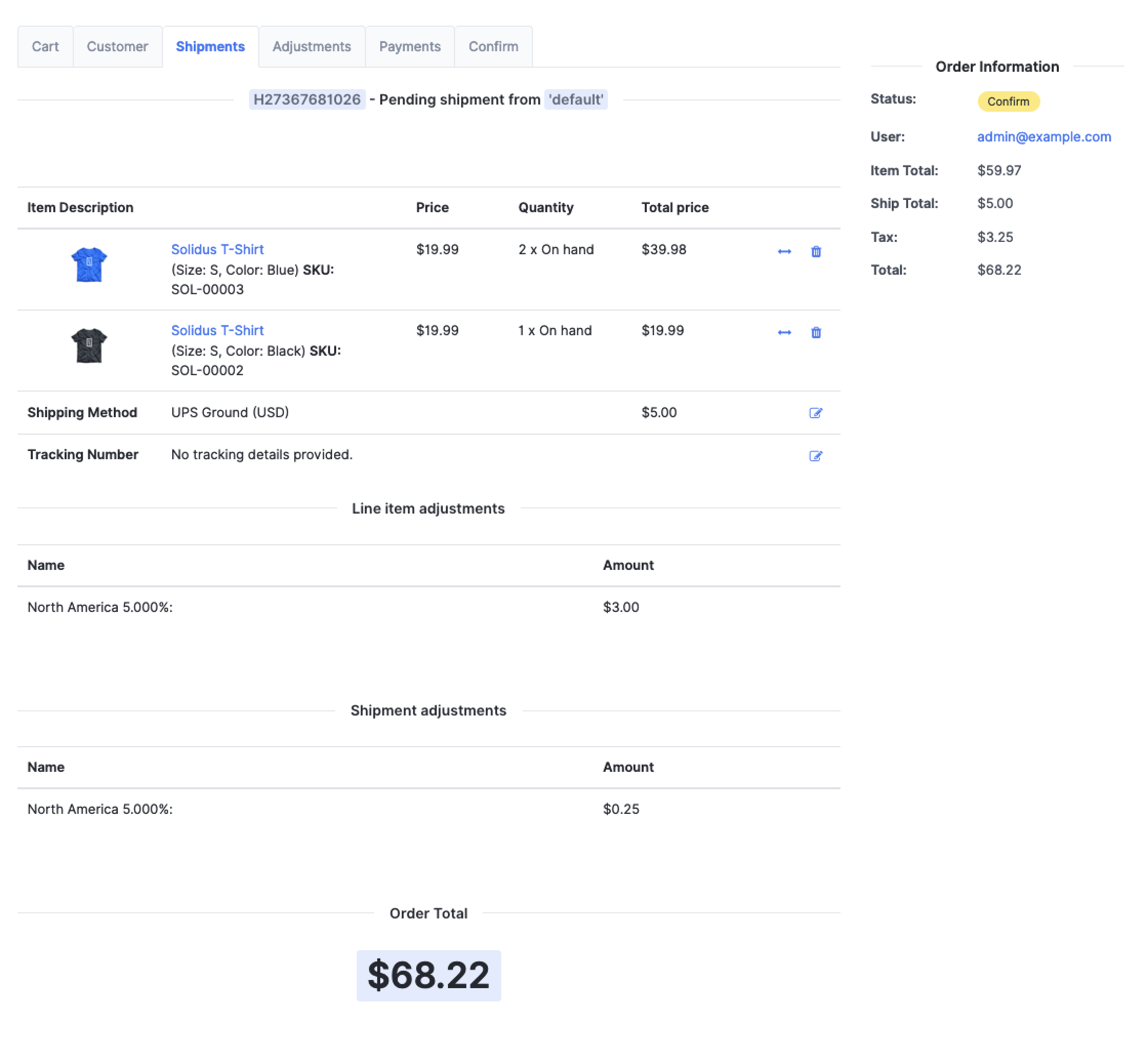 Solidus - ready order