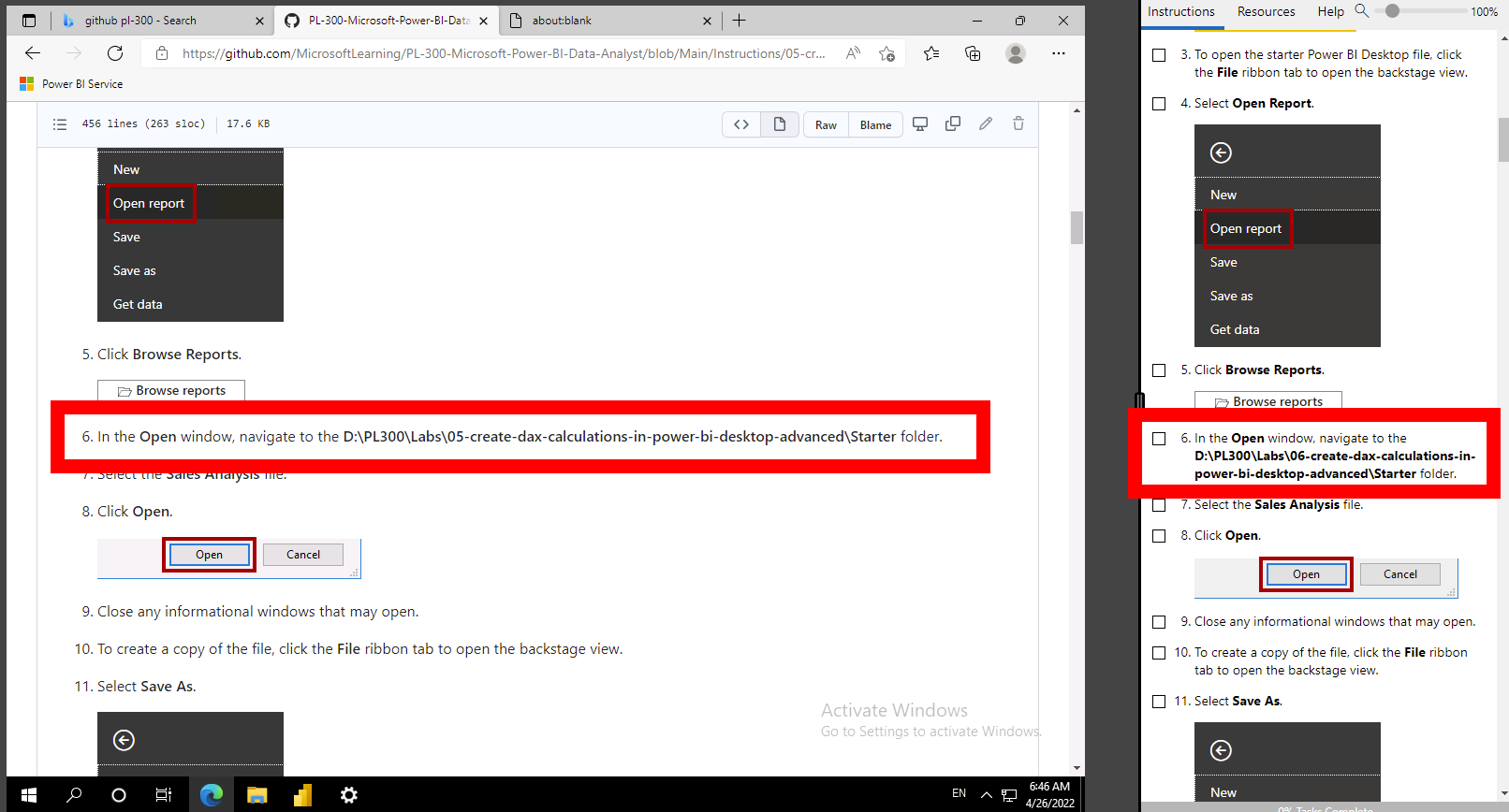 Different instructions on Github and in Lab environment · Issue #40 ...