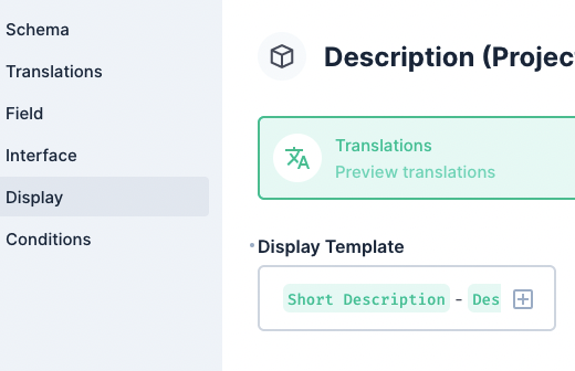 Issue on translations display by selecting multiple display templates ...