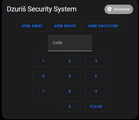 Alarm Control Panel · Issue #15351 · home-assistant/frontend · GitHub