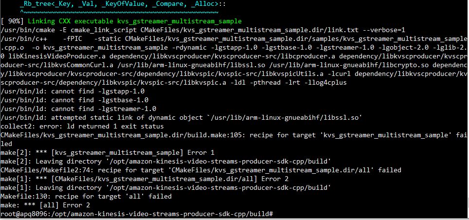 Building Gstreamer with -DBUILD_STATIC=ON not working · Issue #782 ...