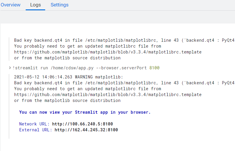 Streamlit not launching · Issue #1 · cloudera/CML_AMP_Streamlit_on_CML ...