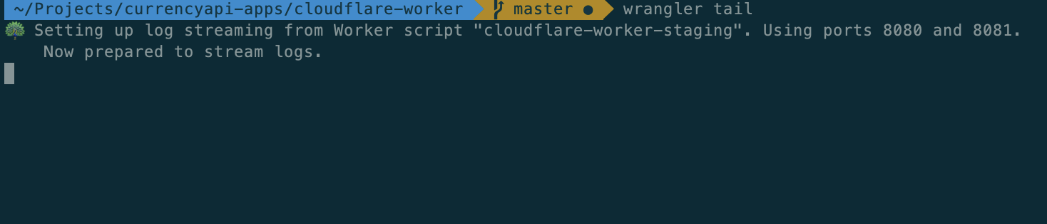 Wrangler Tail No Logs Issue 1503 Cloudflare Wrangler Github
