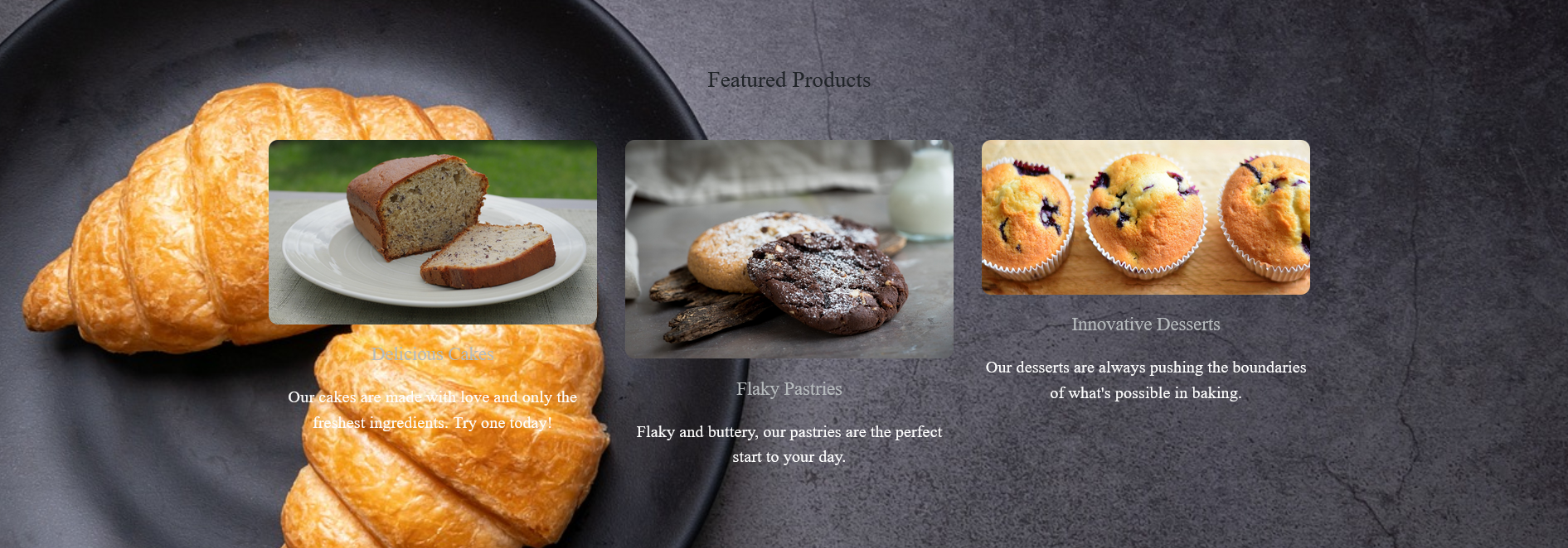 GitHub - Vladislp/Ginger-Baker-Web-Application: The Pastry Web Shop is ...