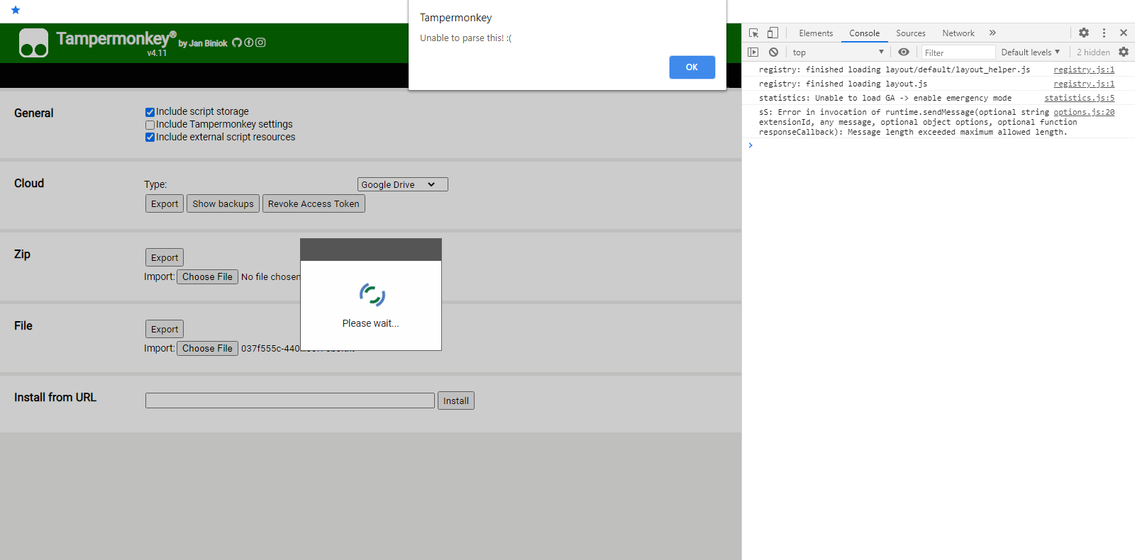 File Export Of Many Scripts Cannot Be Parsed (Related To Issue #1020 ...