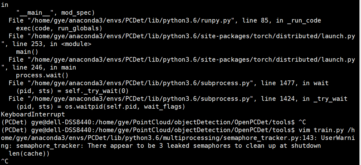 Unable to start training of PointPillars again · Issue #429 · open ...