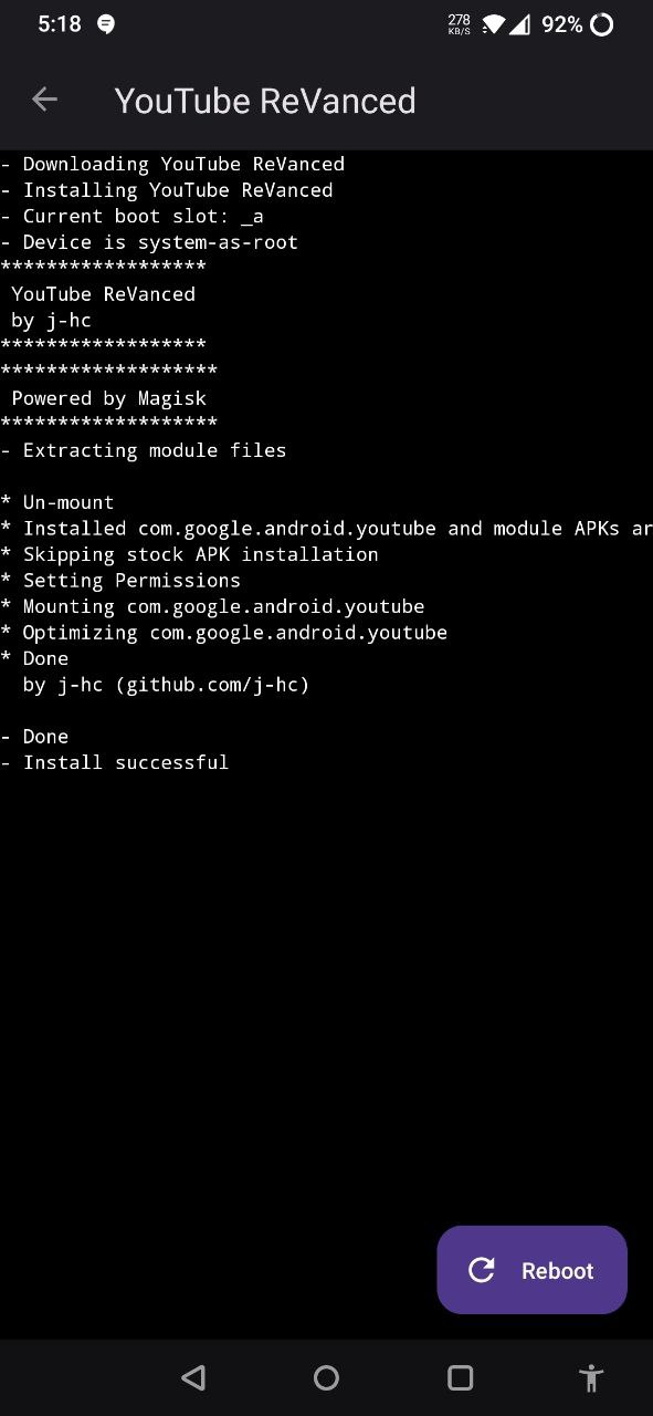 [BUG] The revanced youtube magisk module update failed · Issue #245 ...