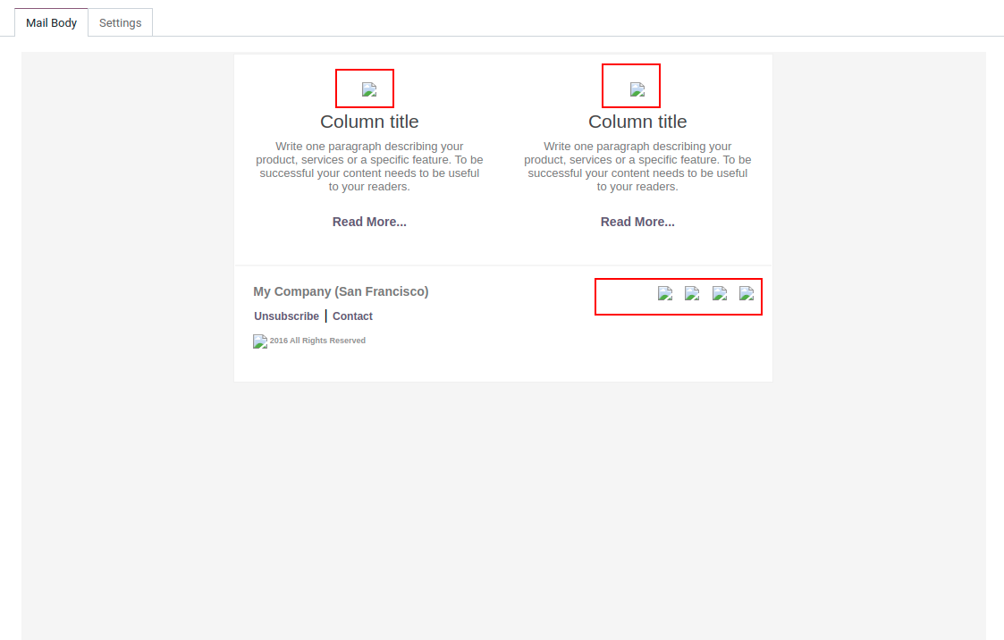 [13.0] web_editor, mass_mailing: fonts to image do not work; fa icons ...