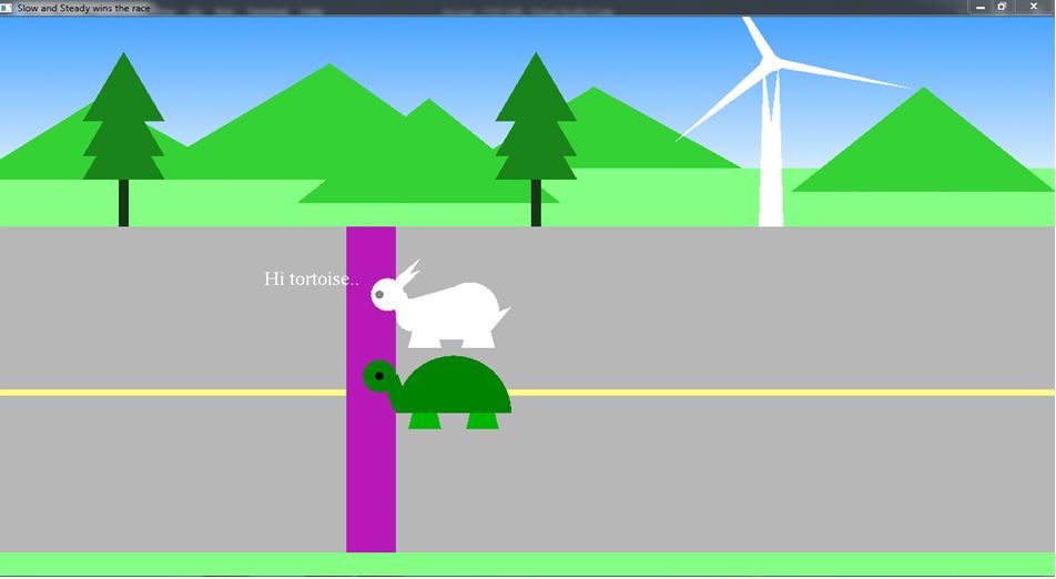 GitHub - amoghj03/Tortoise-and-Hare-Story-OpenGL: An old Tortoise and ...