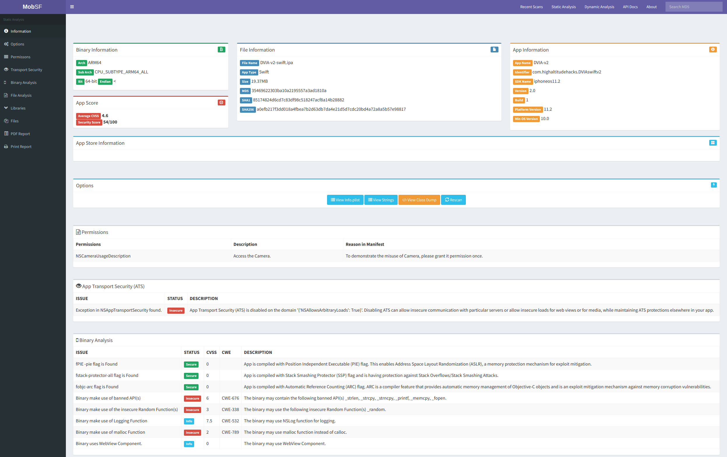 ios-static-analysis-ipa