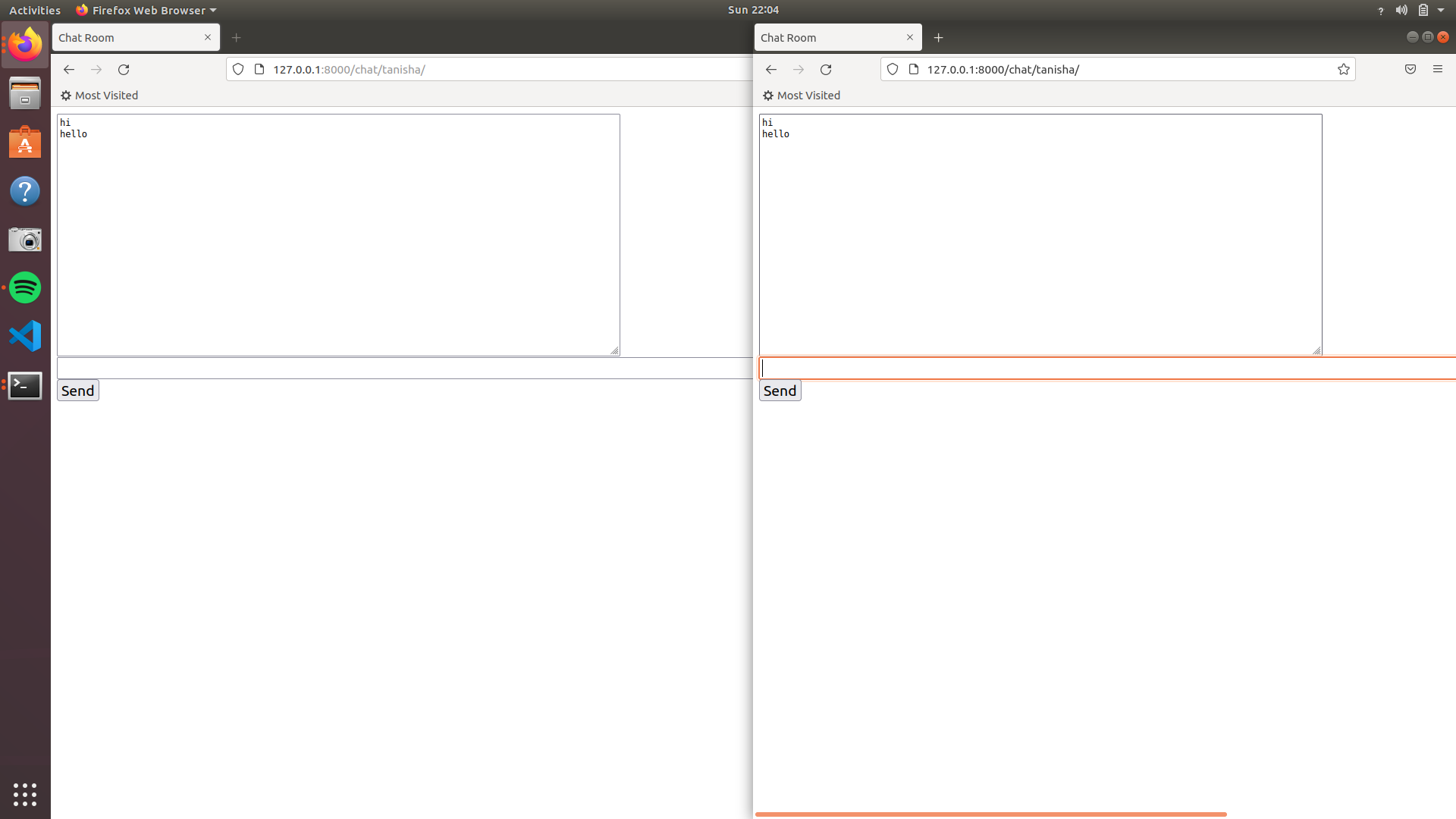 GitHub tanjaingit/DjangoChannelsSample