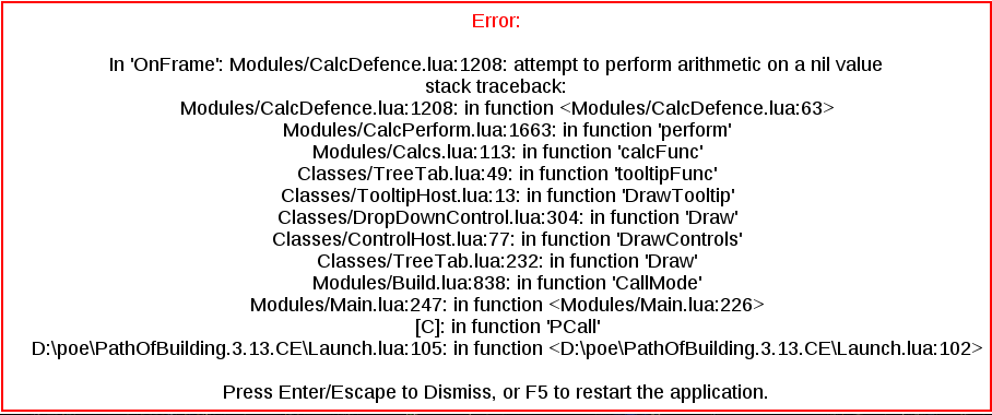Crash whilst hovering over the tree selection. v1.4.170.21 · Issue ...