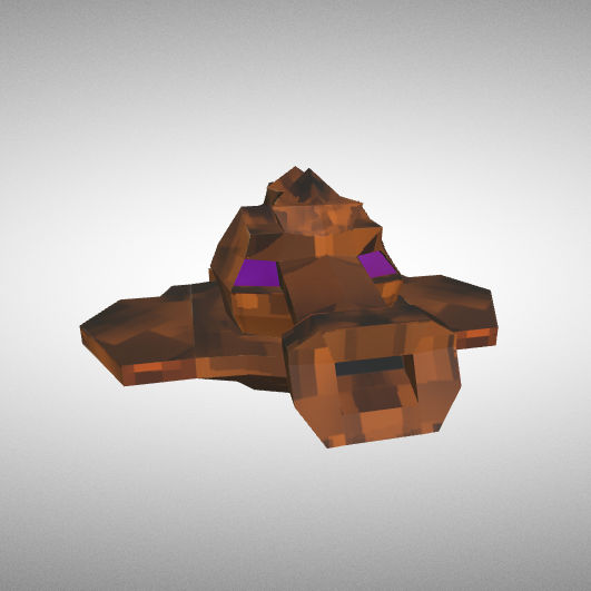 Exported model without skinning