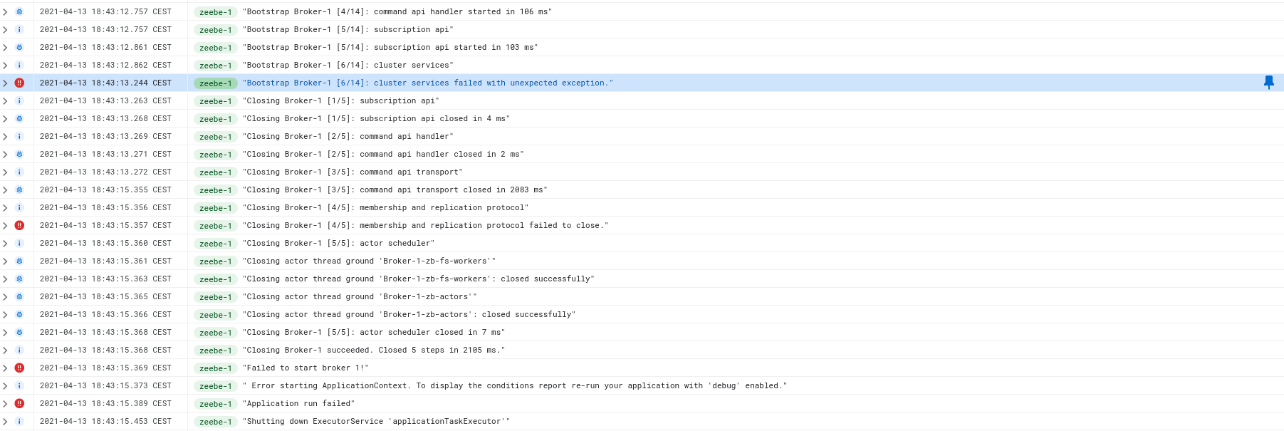 StorageException Failed to acquire storage lock · Issue 3082