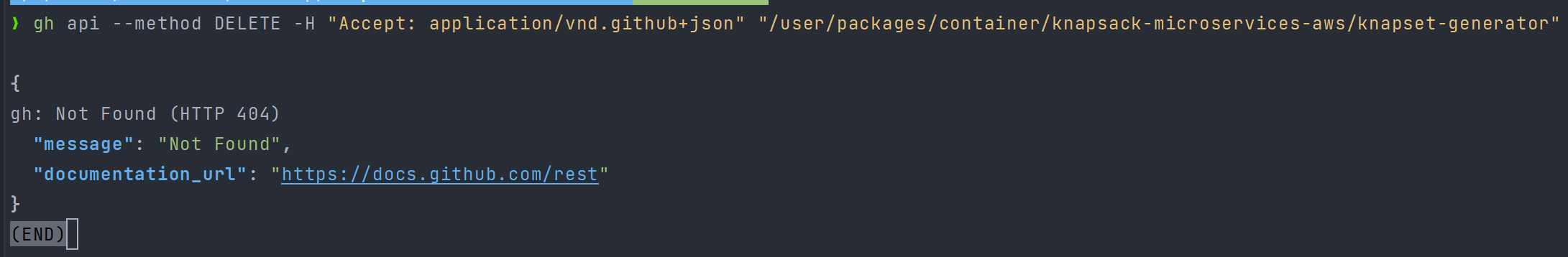 Can't delete a package with either CLI or UI · community · Discussion ...